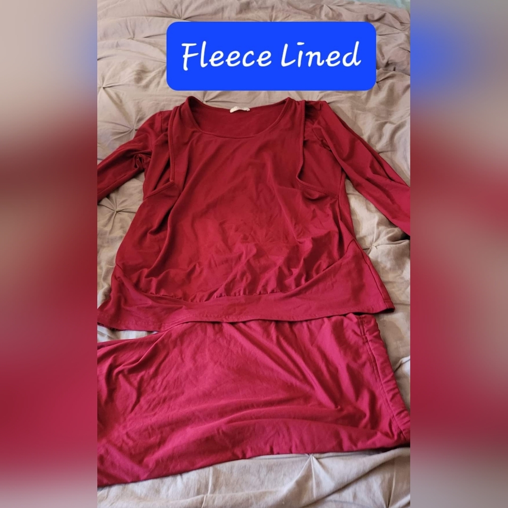 Ekouaer Fleece Lined Pajamas